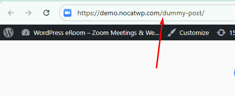 URL after plugin