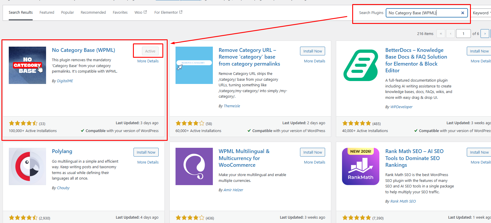 WordPress plugin search for No Category Base