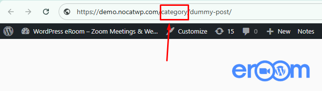 URL before plugin